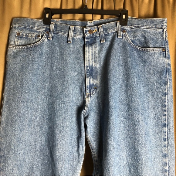 Wrangler Denim Blue Jeans 44x32 - Picture 4 of 10